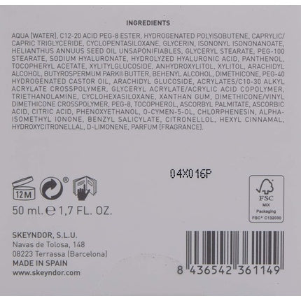 Skeyndor Power Hyaluronic Intensive Moisturizing Cream 50ml