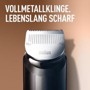 King C. Gillette Pro Electric Beard Trimmer for Men with Precision Wheel for 40 Beard Lengths - Washable - Lifelong Sharp Full Metal Blades