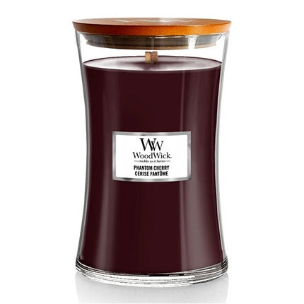 Woodwick Scented Candle Vase Phantom Cherry 6095 G