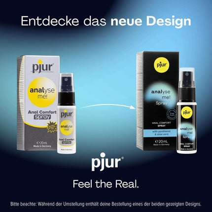 Pjur Analyse Me! Spray for Comfortable Anal Sex with Panthenol & Aloe