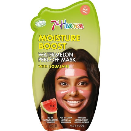 7th Heaven Watermelon Peel Off Face Mask with Squalane - Moisture Boost