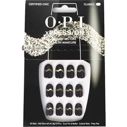 Opi Gel Nails Xpresson Press On Nails Certified Chic