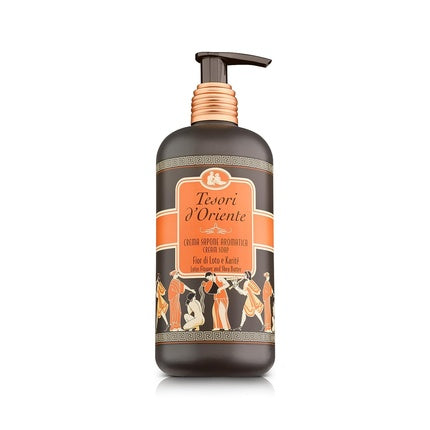 Tesori d'Oriente Fior Di Loto e Latte d'Acacia Cream Soap 10.14 Fluid Ounces (300ml)