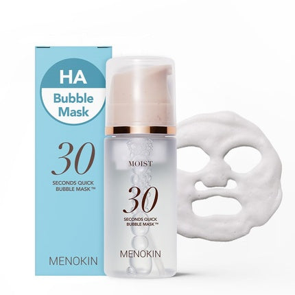 Menokin 30 Seconds Quick Bubble Mask Moist with Hyaluronic Acid