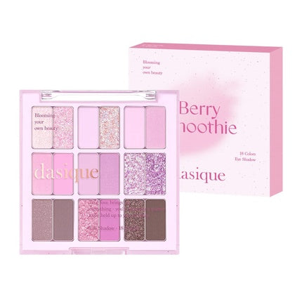 Dasique Shadow Palette #18 Berry Smoothie Vegan Cruelty-Free 18 Blendable