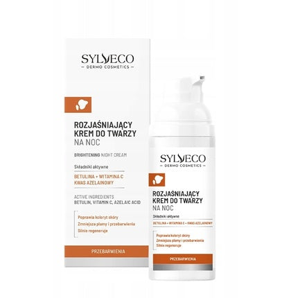 Sylveco Dermo Discoloration Night Cream For Face - 50 Ml