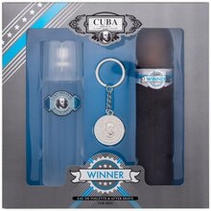 Cuba Winner Gift Set Eau De Toilette 100 Ml After Shave 100 Ml And Pendant