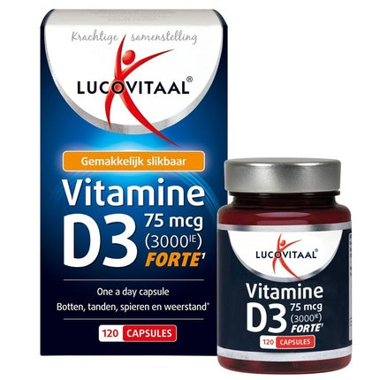 Lucovitaal Vitamin D3 75 Micrograms Forte