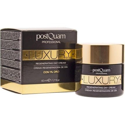 PostQuam Luxury Gold Anti-Ageing Face Cream for Women with Hyaluronic Acid and Gold Extract 50ml