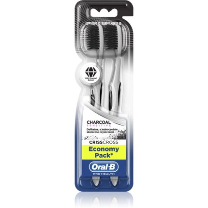 Oral B 3D White Charcoal Toothbrush 2 Pack