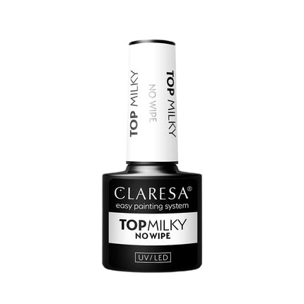 Claresa Milky No Wipe Top Coat For Hybrid Nail Polish 5g