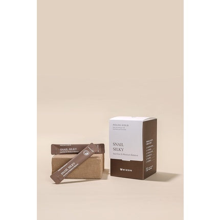 MIZON Peeling Scrubs with Snail Mucus, Baking Powder, and Ceramides Gentle Exfoliation and Nourishment 40 Pouches 7oz