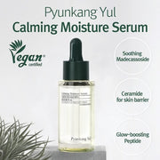 PYUNKANG YUL Calming Moisture Serum with Centella Asiatica, Tea Tree, 5 Hyaluronic Acids, and Ceramide 30ml 1 Fl.Oz.