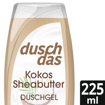 Duschdas Care Shower Gel Coconut & Shea Butter Mild Care Shower pH Skin Neutral 225ml Coconut & Shea Butter 225ml