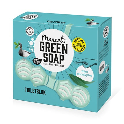 Marcel's Green Soap Toilet Block Mint & Eucalyptus