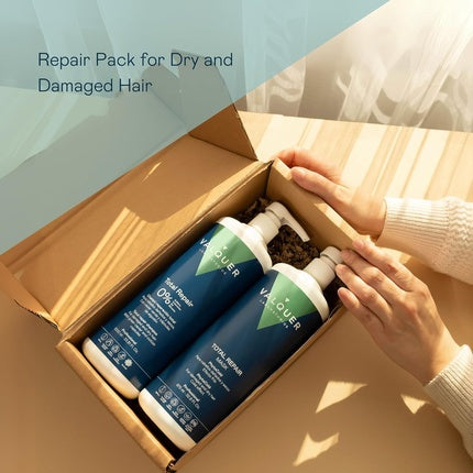 Valquer Total Repair Zero Shampoo and Mask - Repairs, Softens, and Nourishes
