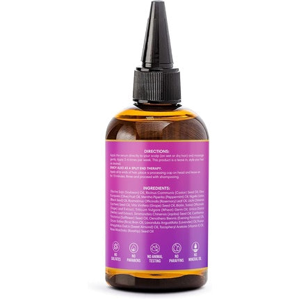 Blaq Luxury Hair Repair & Strengthening Serum with Biotin, Lychee & Sage 4oz