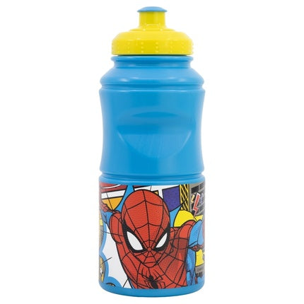 Stor Easy Hold Sports Water Bottle 380 Ml - Spiderman