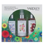 Yardley Fragrance Mist Collection 100ml X 3 Rose Dahlia Bluebell