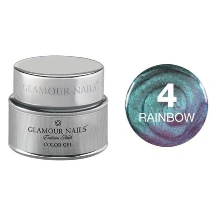Vip Glamour Color Gel Rainbow 4 - 5 Milliliters