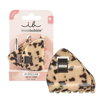 invisibobble Leo Hair Clip EVERCLAW for Women and Girls Non-Slip Leopard Hair Clip Hair-Friendly
