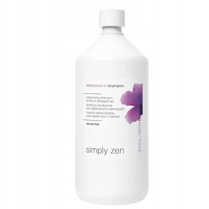Simply Zen Restructure In Shampoo 1000 Ml For Dry And Damaged Hair