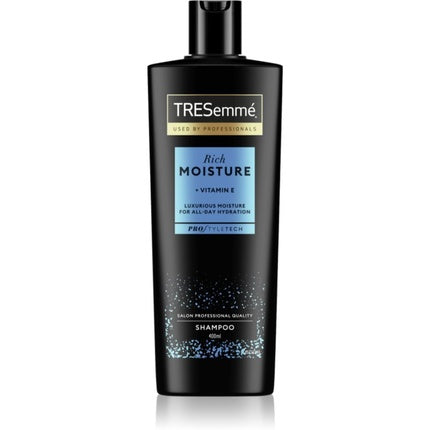 TRESemme Rich Moisture Shampoo 400 ml with Vitamin E Pro Style Technology