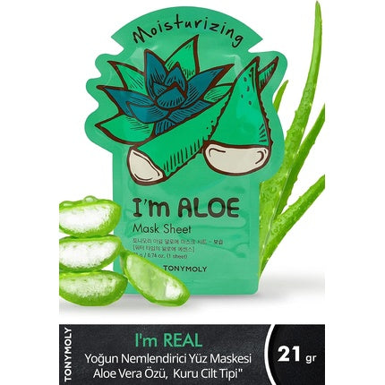 TONYMOLY Aloe Moisturizing Real Sheet Mask