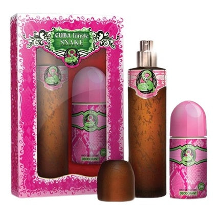 Cuba Original Cuba Jungle Snake Eau De Parfum Spray 100ml + Deodorant Roll-On 50ml