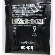 Echos Line Carbon 9 Bleaching Powder with Charcoal Lightens Up to 9 Shades