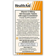 Vitamin C 500mg Chewable Orange Flavour 100 Tablets
