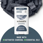 Schmidt's Charcoal & Magnesium Aluminum Free Natural Deodorant 24 Hour Protection 1.7oz