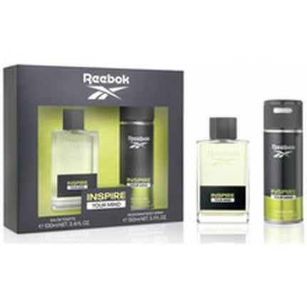 Reebok Inspire Your Mind Gift Set Eau De Toilette 100 Milliliters And Deodorant Spray 150 Milliliters