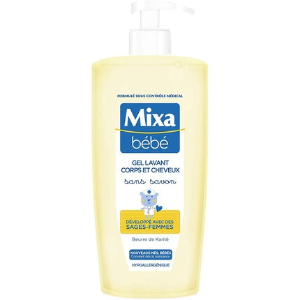 Mixa Soap-Free Body/Hair Wash Gel Developed with Midwives 750ml
