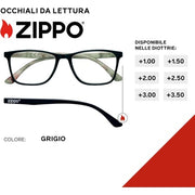Zippo Reading Glasses with Soft Lines Ideal for Men and Women Colorful 1.0x
