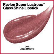 Revlon Super Lustrous Glass Shine Lipstick Glazed Mauve 007 0.11oz 3.1g