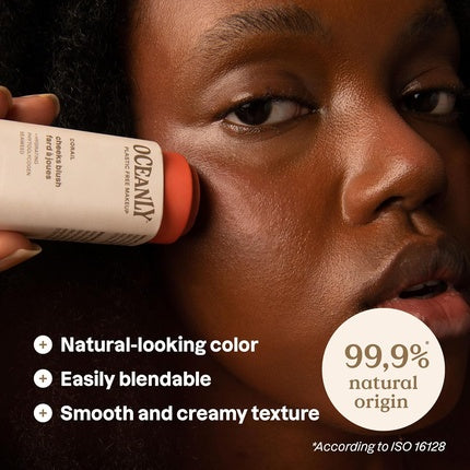 Attitude Oceanly Plastic-Free Lightweight Blush Stick Titanium Dioxide-Free