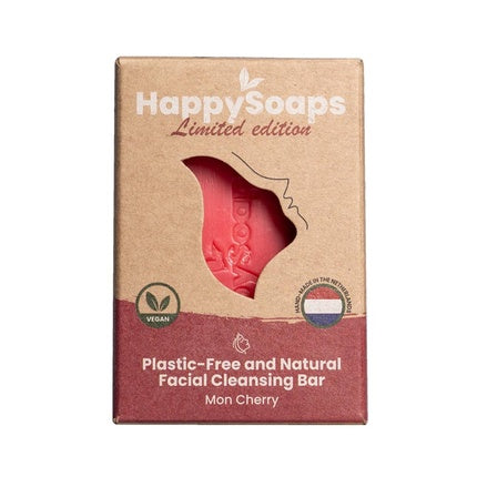 Happysoaps Facial Cleanser Bar Mon Cherry - Gentle And Natural Cleansing