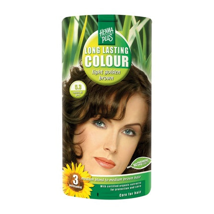 Hennaplus Lasting 53 Light Golden Brown Hair Color