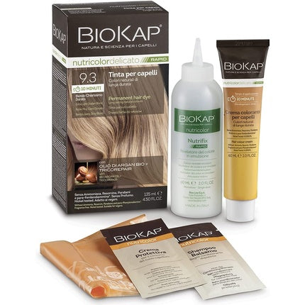 Bios Line Biokap Nutricolor Delicato Rapid Tinta 9.3 Golden Very Light Blonde