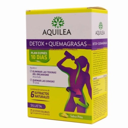 Aquilea Detox and Fat Burning Drink Sticks 10 Count