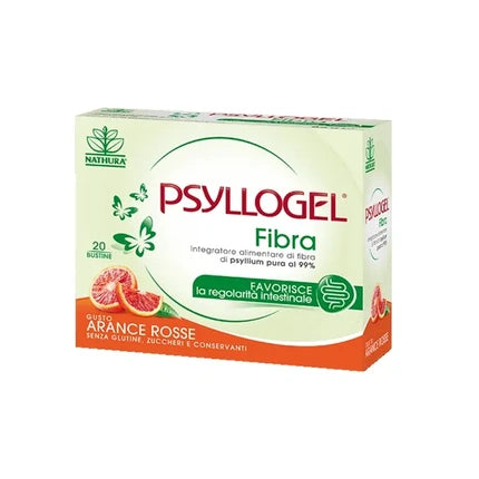 Nathura Psyllogel Fiber Giuliani 20 Sachets Orange Flavor