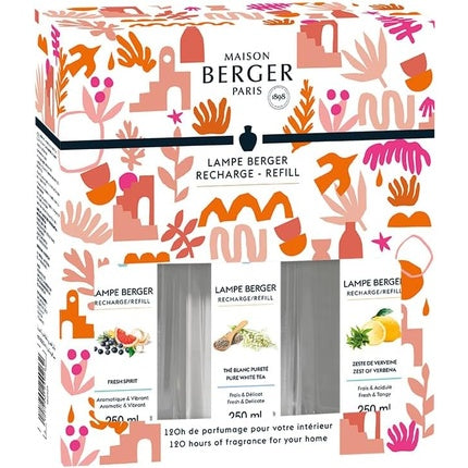 Lampe Berger Triopack Estival Collection 3 Bottles of 250ml - Refill
