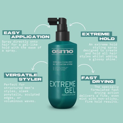 Osmo Extreme Gel Spray Extra Firm Hold & Frizz Control Vegan 250ml