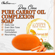 Clear Essence My Natural Beauty Skin Tone Carrot Oil Bar Soap 173g