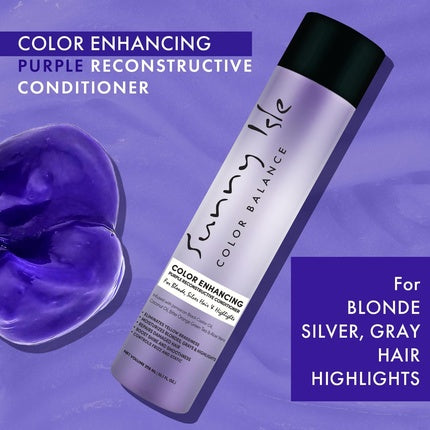 Sunny Isle Color Enhancing Purple Reconstructive Conditioner 10.1oz