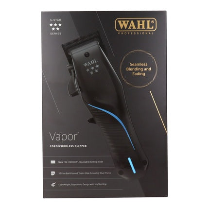 Wahl Vapor Machine Cord-Cordless Clipper New F32 Fadeout