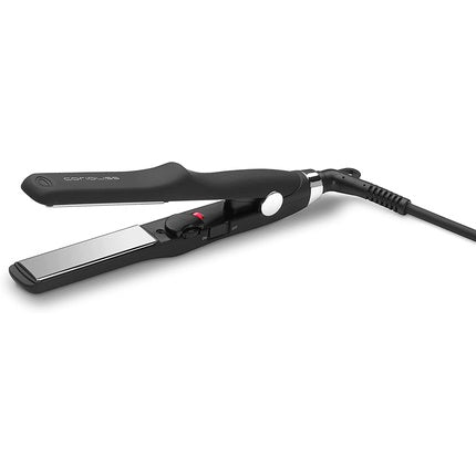 CORIOLISS C Trip Mini Hair Straighteners for Women Titanium Curler and Straighteners for Fine Hair Professional Iron with Temperature Control Black Soft Touch