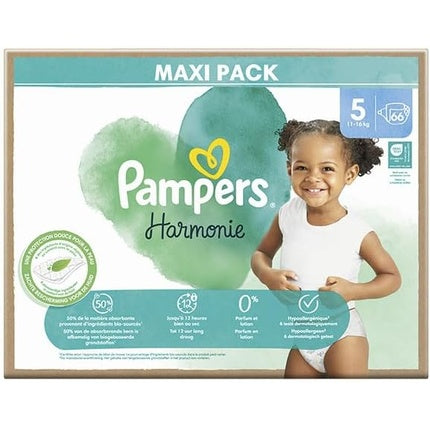 Pampers Harmony Nappies Size 5 70 Nappies (11kg - 16kg)