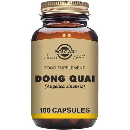 Solgar Dong Quai Vegetable Capsules - Aids Relief of Menopause and Menstrual Symptoms - Female Ginseng - Vegan, Kosher and Gluten-Free